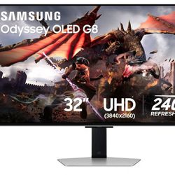 BRAND NEW Samsung 32 Odyssey OLED G8 (G80SD) 4K UHD 240Hz 32" Monitor