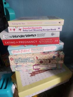 Pregnancy books/baby keepsakes/parenting