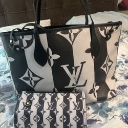 Black And White Tote Bag