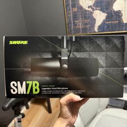 Microphone Shure SM7B & Rode Arm