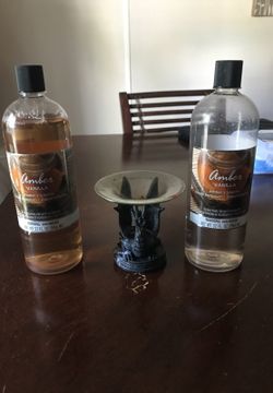 Dragon oil burner with both bottles