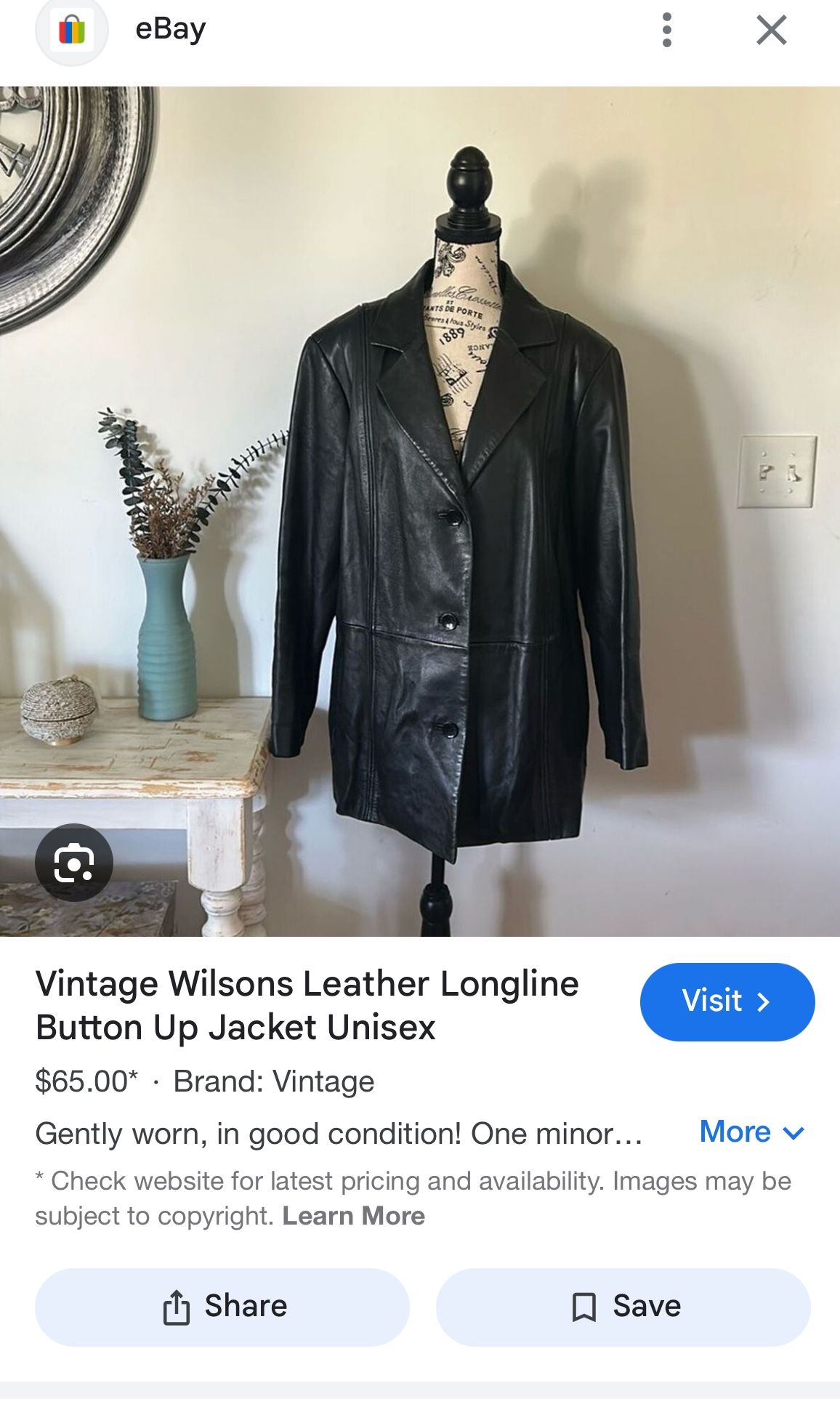 Wilson’s Leather Jacket