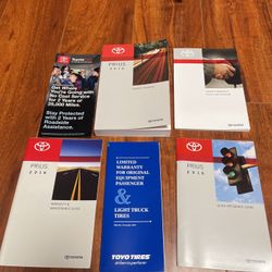 Prius Owners Manual Complete Set