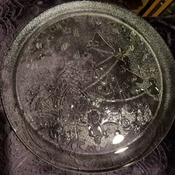 Crystal Christmas Plate