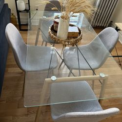 Dining Table And Dining Chairs 