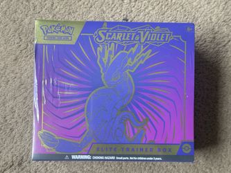 NEW Pokémon TCG SEALED Scarlet and Violet Elite Trainer Box - 9 Boosters & Premium Accessories