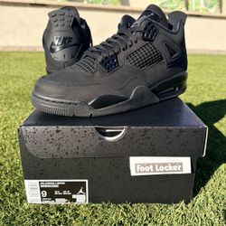 Nike Air Jordan 4 Retro Black Cat (2025) NEW/RECEIPT SIZE: 9  SOLD OUT EVERY WHERE! $350 FIRM ONLY!