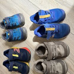 4 Pairs Of Awesome Toddler Shoes (size 5-6T)