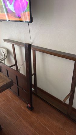Bed frame with drawers