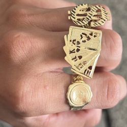 10k money sign 10 ring