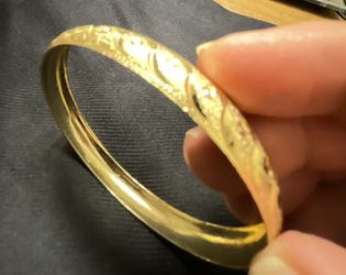 Gold Plated Bangle