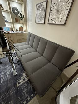Cb2 Flex Tufted Grey Sleeper Sofa For In San Marcos Ca Offerup