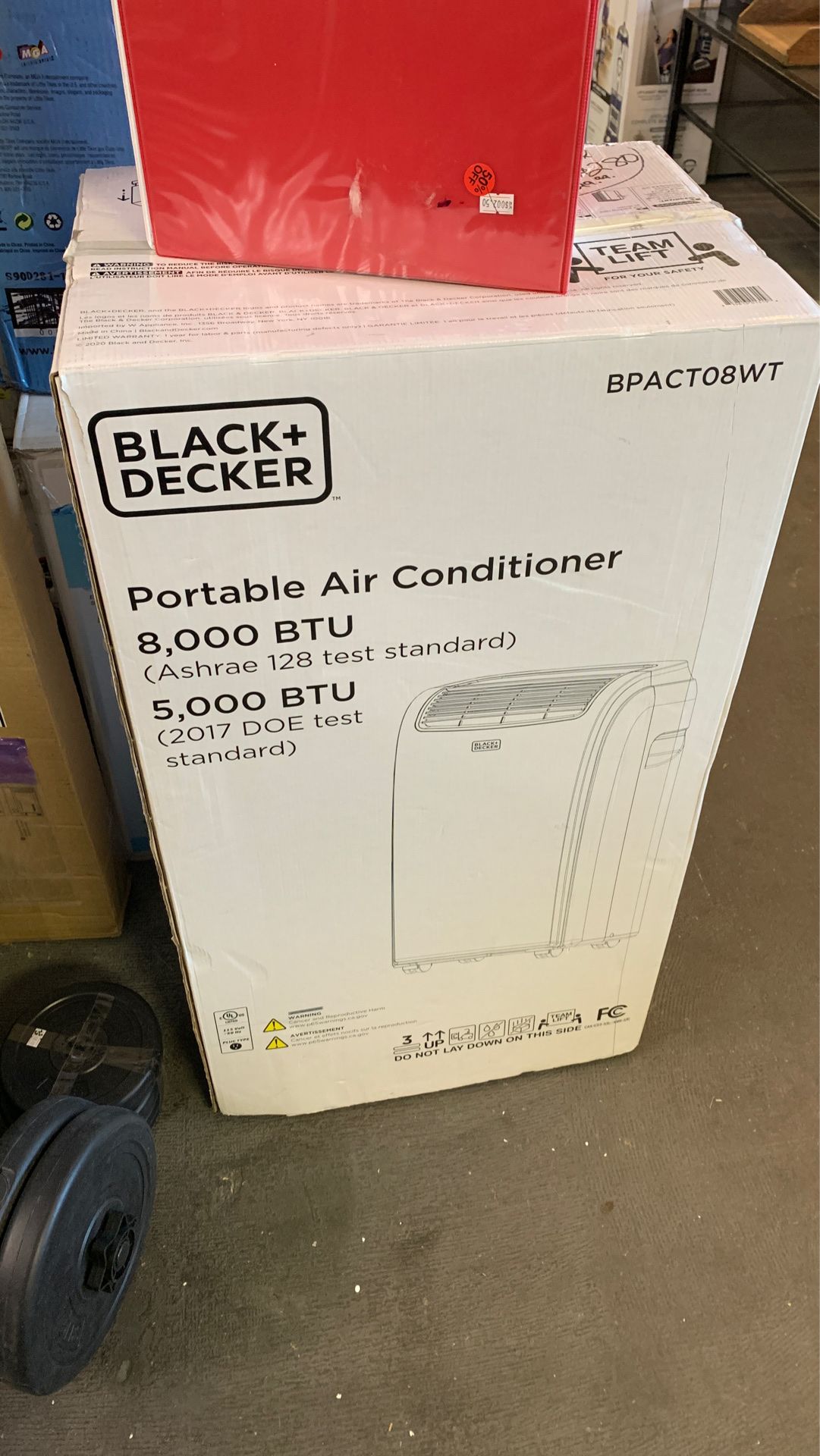 Open box ac unit portable price is firm