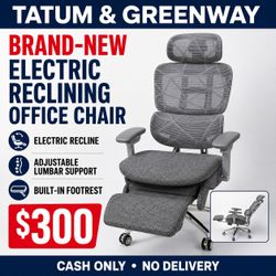 Brand-New Electric Reclining Ergonomic Office Chair