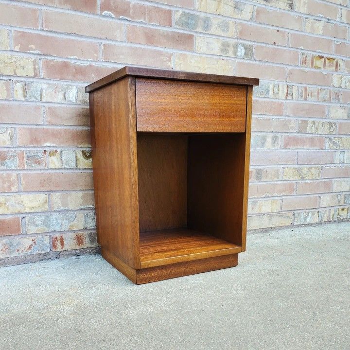 Mid Century Modern Nightstand Vintage
