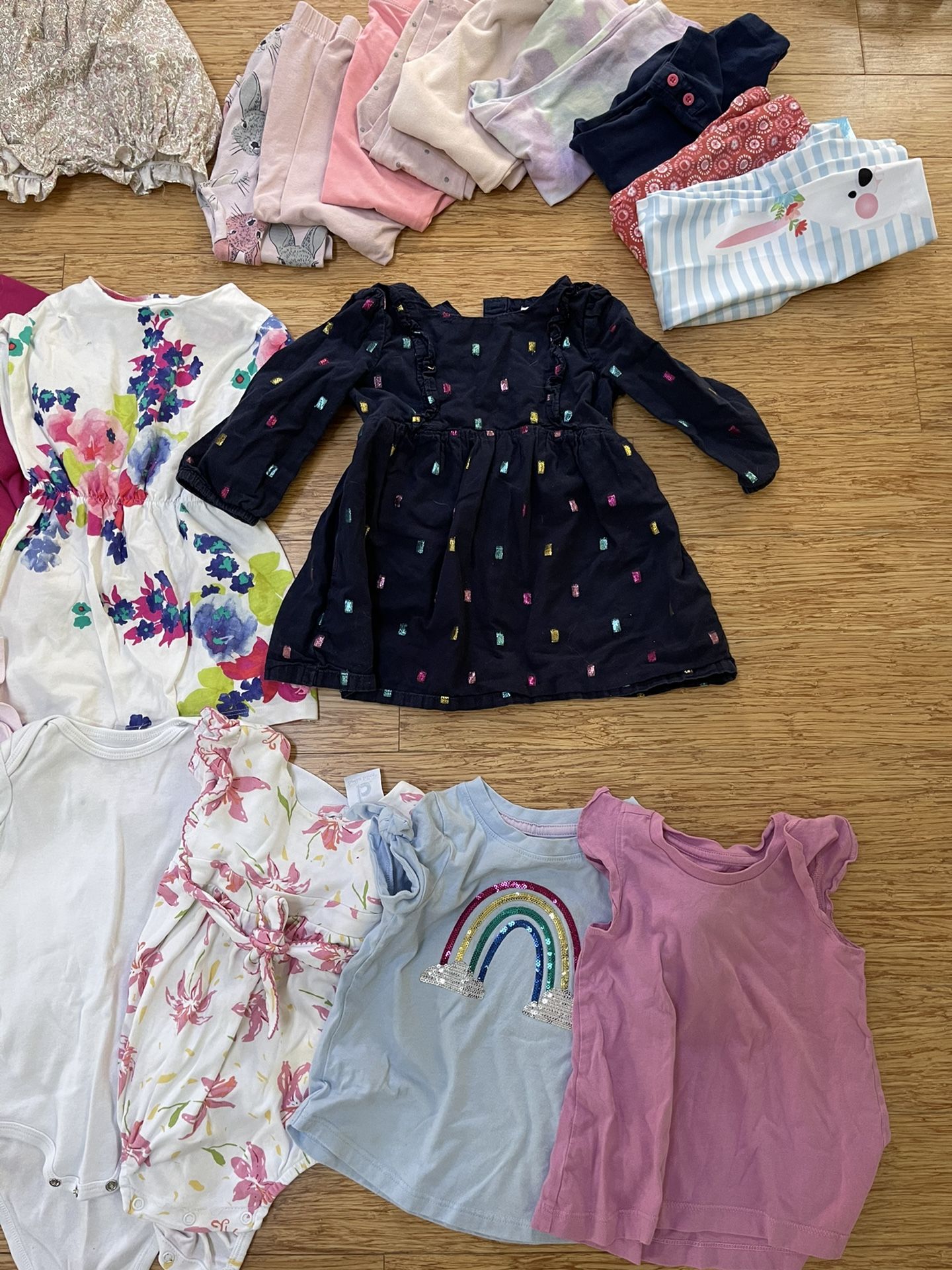 LOT Of Baby Girl Clothes Size 18mo-3t Over 30 Pieces Boutique Clothes
