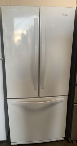 Whirlpool 3-Door 33" White Refrigerator Fridge
