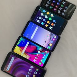 Lots Of 5 UNLOCKED Phones.