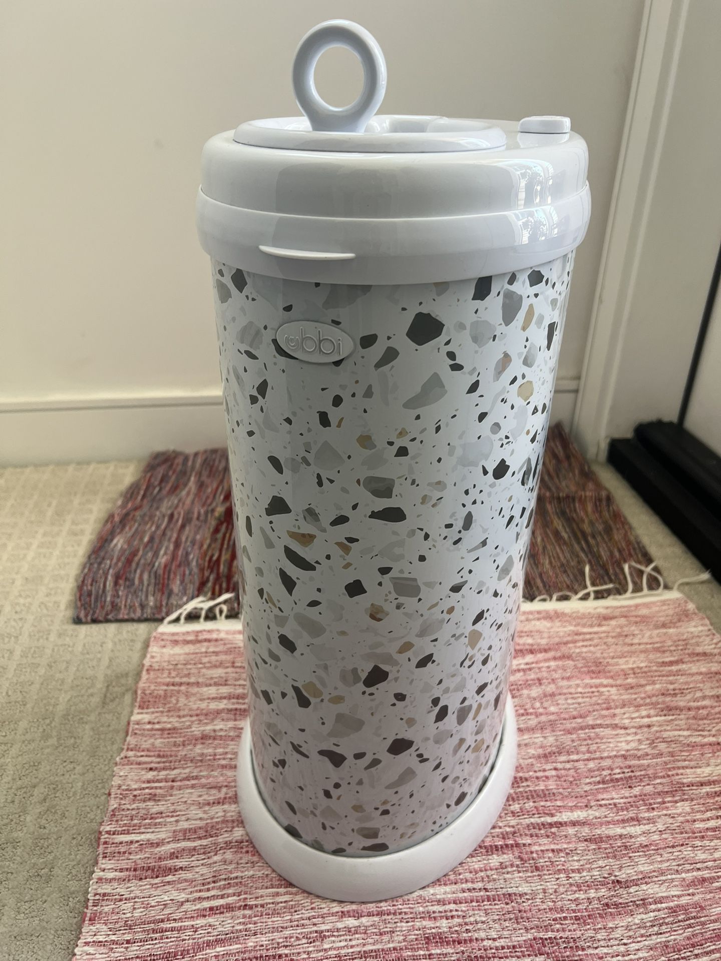 Ubbi Diaper Pail Terrazzo