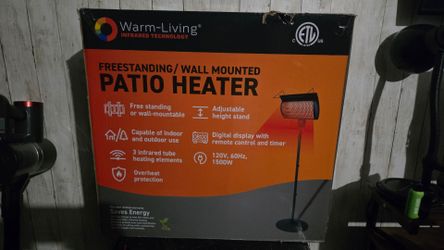 Stand up and hang able heater