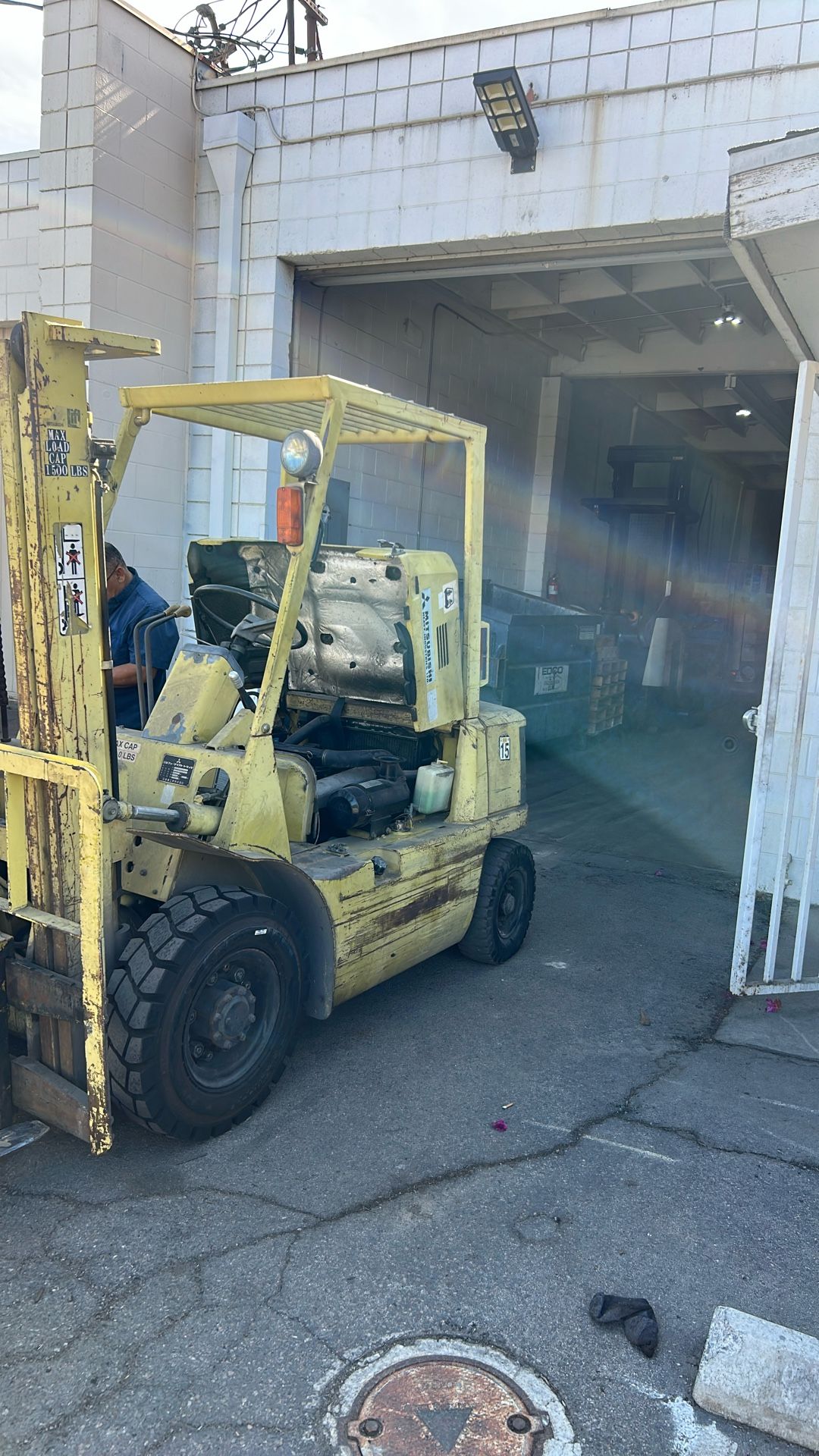 Forklift propane