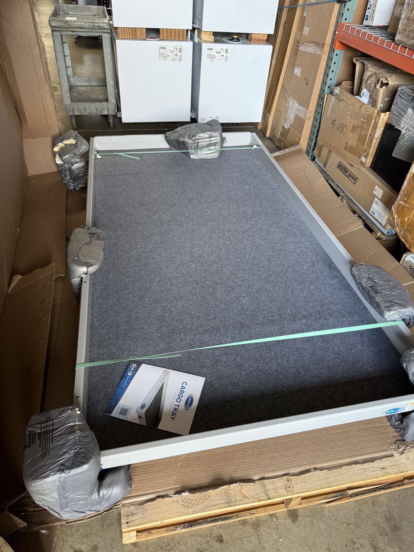 MORryde CTG60-4890W 60% Extension 48"x90" Cargo Tray w/ Carpet