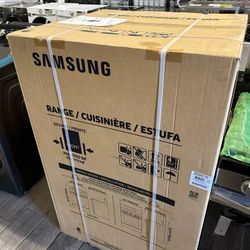 Samsung New Stainless Steel Electric Stove with Air Fryer Oven! 1 year warranty