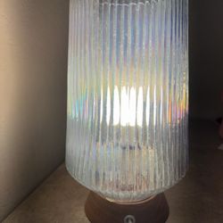 Iridescent Plug-In Desk Lamp