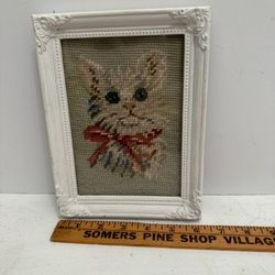 Cat Needlepoint 