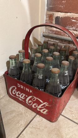 Vintage Coca-Cola case with Unopened Bottles