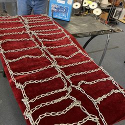 Quick Grip Snow Tire Chains Set Of 2 Fits Several Tire Sizes