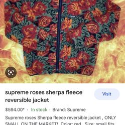 Supreme Jacket Fleece Reversible 