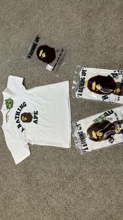 Bape shirt white with original print