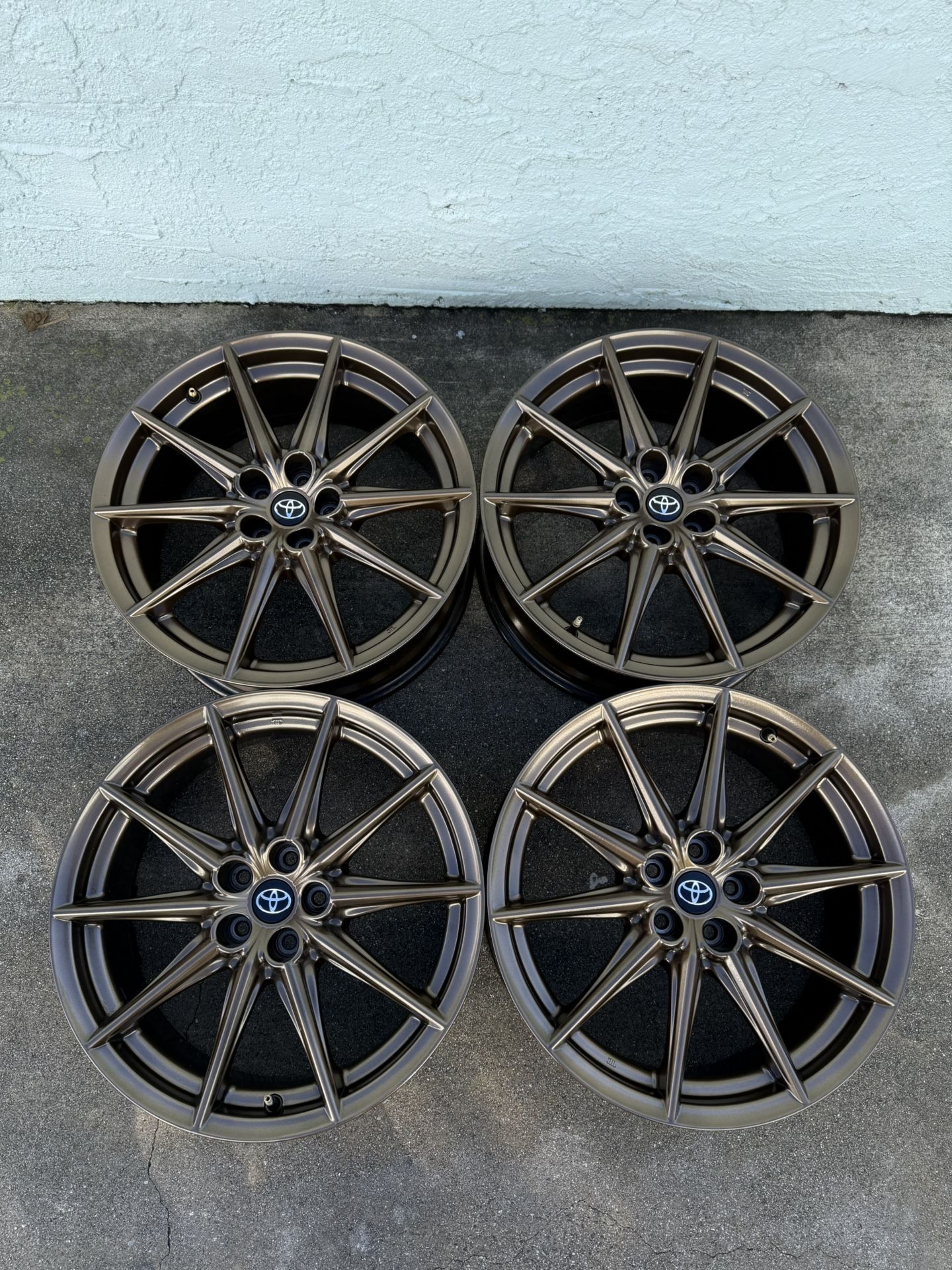 LIMITED/PREMIUM Wheels of 86/BRZ Powder Coated Bronze Chrome Wheels for ...