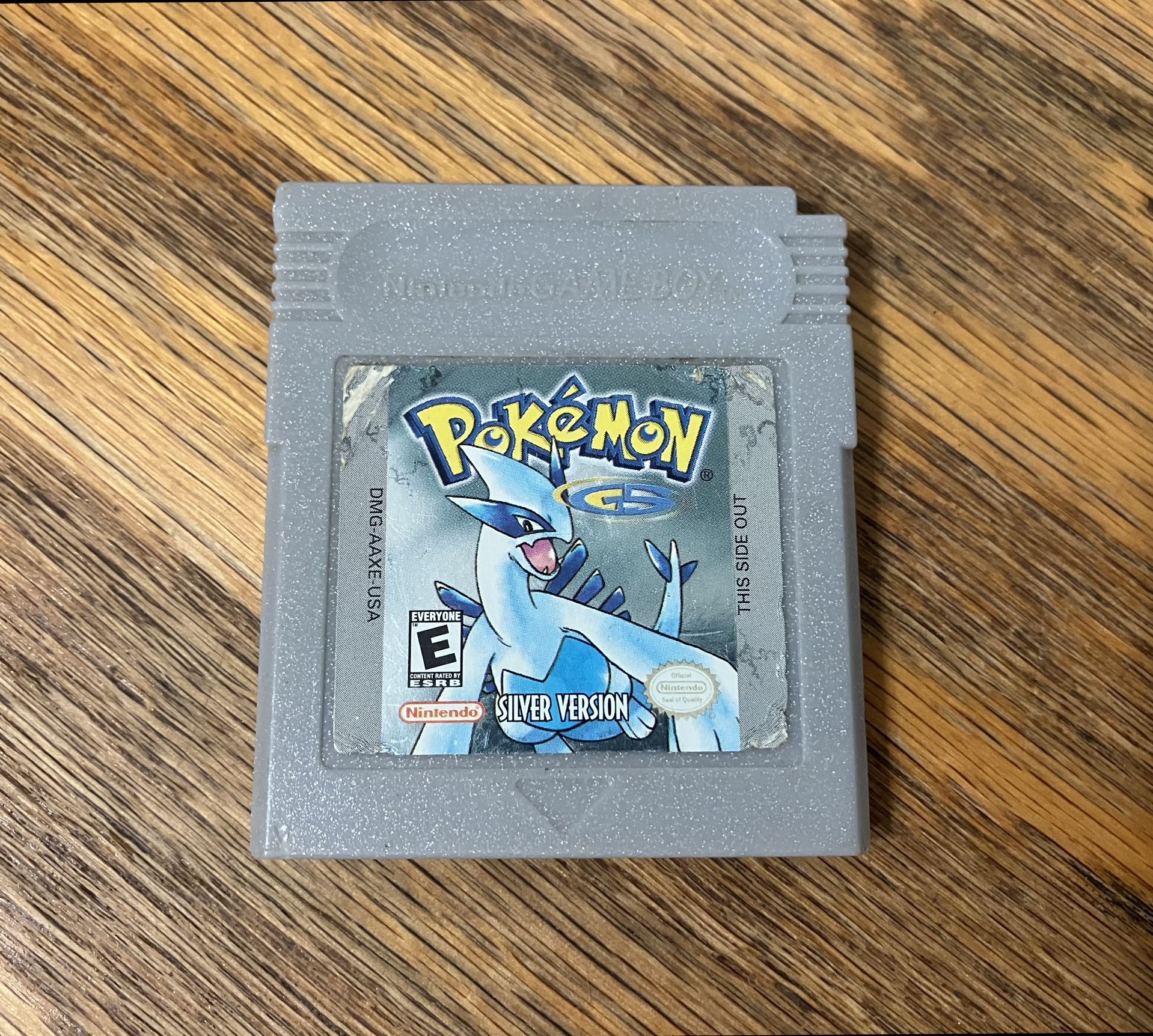 Pokemon Silver Nintendo Gameboy Authentic Genuine version game boy GB Dry Battery