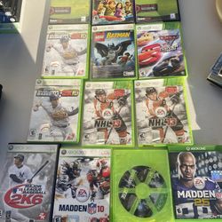 XBOX Video Games Lot