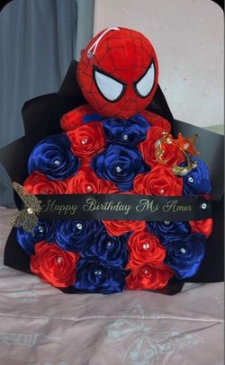 20 count Spider-Man internal Rose Bouquet
