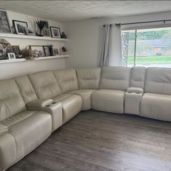 Cream colored Sectional Couch