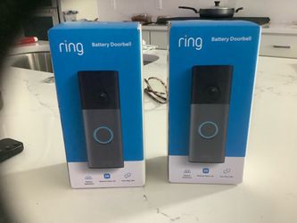 Ring Battery Doorbell 2K – Lot of 2 (ordered in error ) Delray Beach