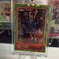 Topps Chrome SSP Cooper Flagg Rookie /25