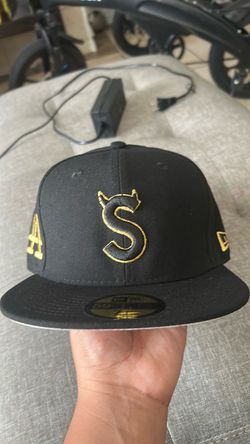 New Era 59Fifty Black and Gold Fitted Cap