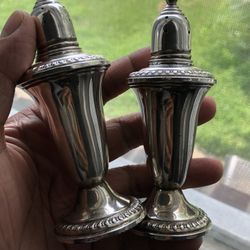 Sterling Silver Salt Paper Bottle 