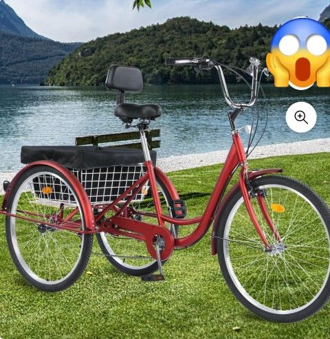 Adult 3 Wheel 7 Speed Bike New