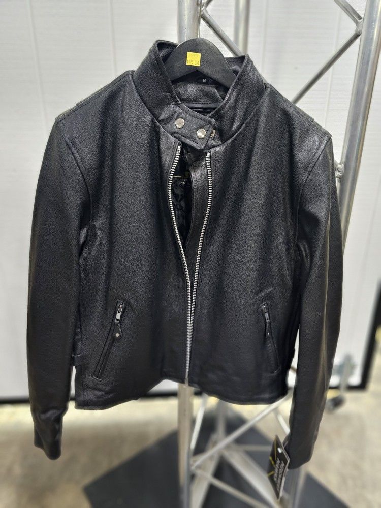 Womens Genuine Leather Jacket MEDIUM