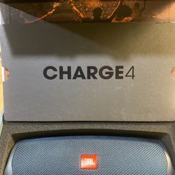 THIS IS A NEW JBL BY HARMON CHARGE 4 IN BLUE