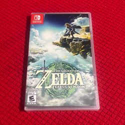 Nintendo Switch Games. The Legend Of Zelda, Tears Of The Kingdom. Nintendo Switch 