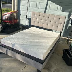 Full Bed Frame And Mattress 