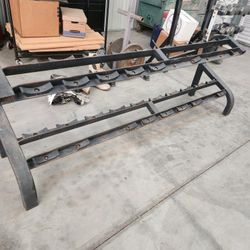 7ft Extra Large Dumbbells Weights Gym Storage Rack $150