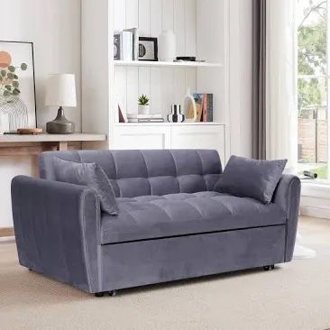 FANYE queen love seats sofa and couch with pull out sleeper couch