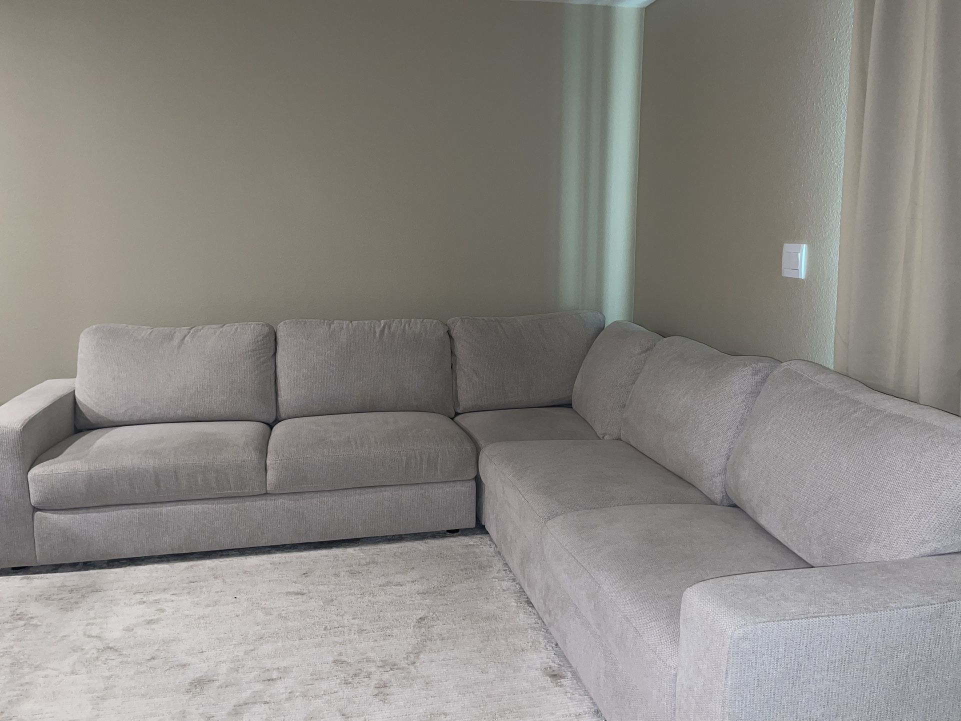 Beige Sectional City Furniture